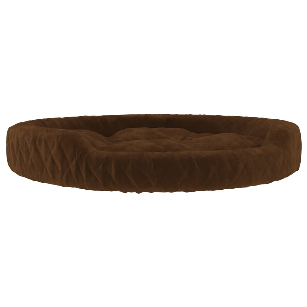 Vidaxl Dog Basket 70x55x23 cm plys brun