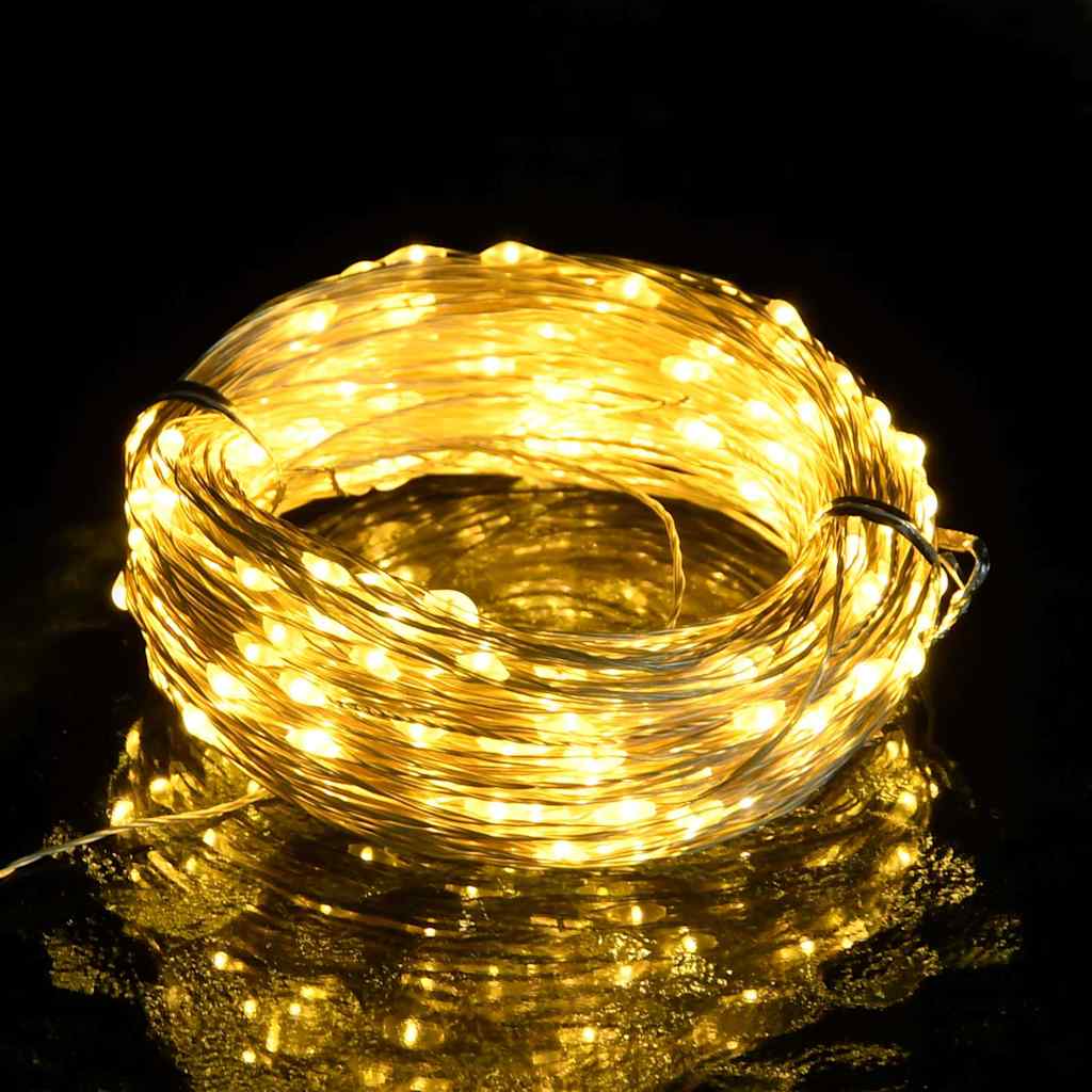 Vidaxx lysledning med 400 microLEDs varm hvid 8 funktioner 40 m