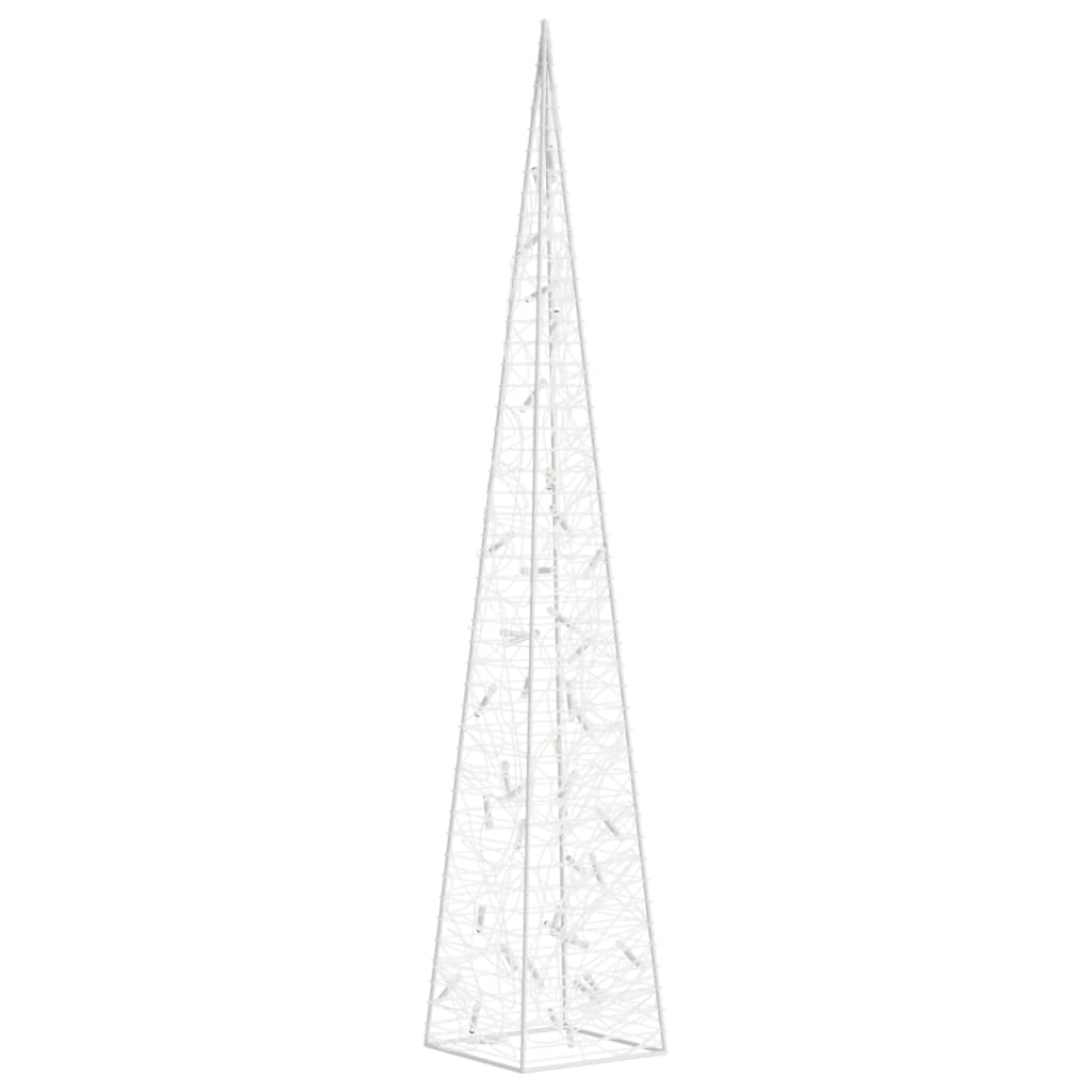 Vidaxl Light Cone Dekorativ ført 90 cm akrylkold hvid