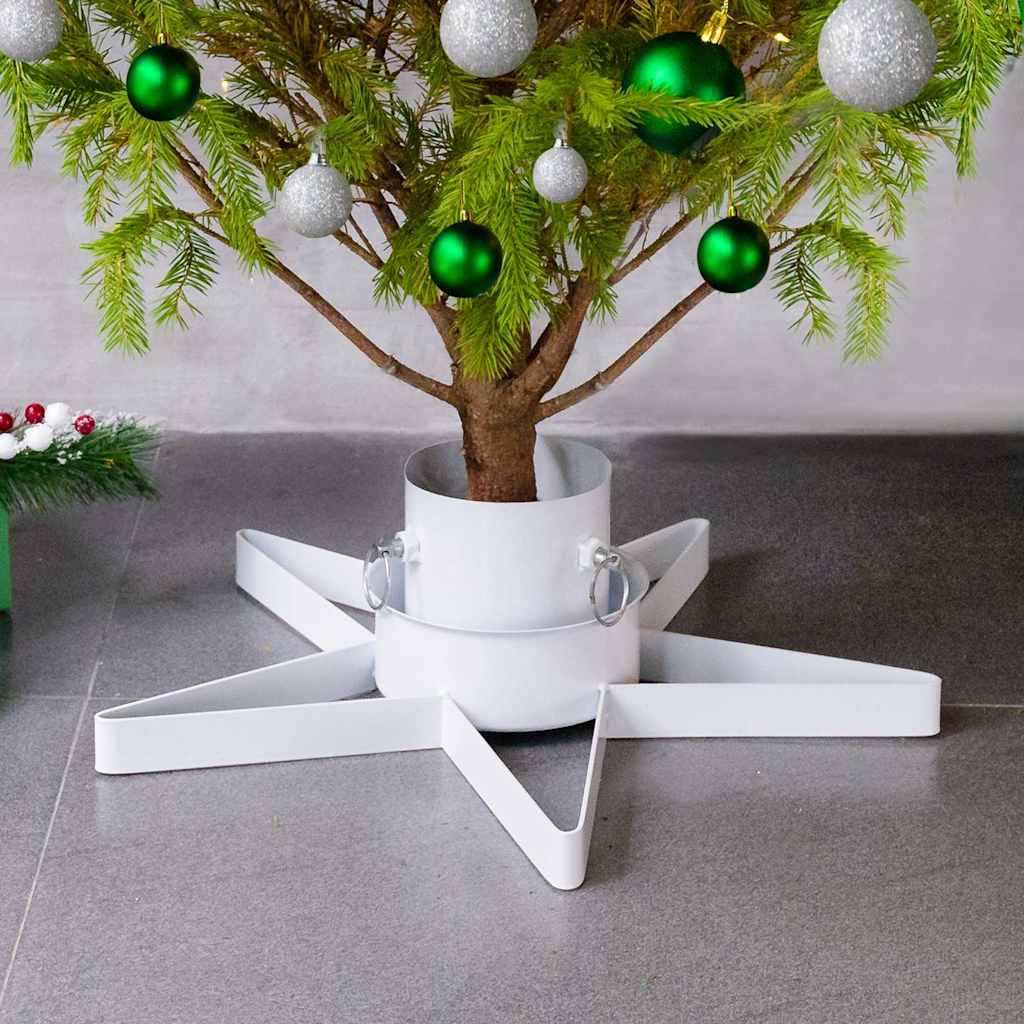 Vidaxl Christmas Tree Stand 47x47x13,5 cm hvid