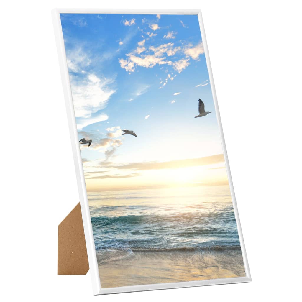 Vidaxl fotorammer 5 stk til væg eller tabel 13x18 cm mdf hvid