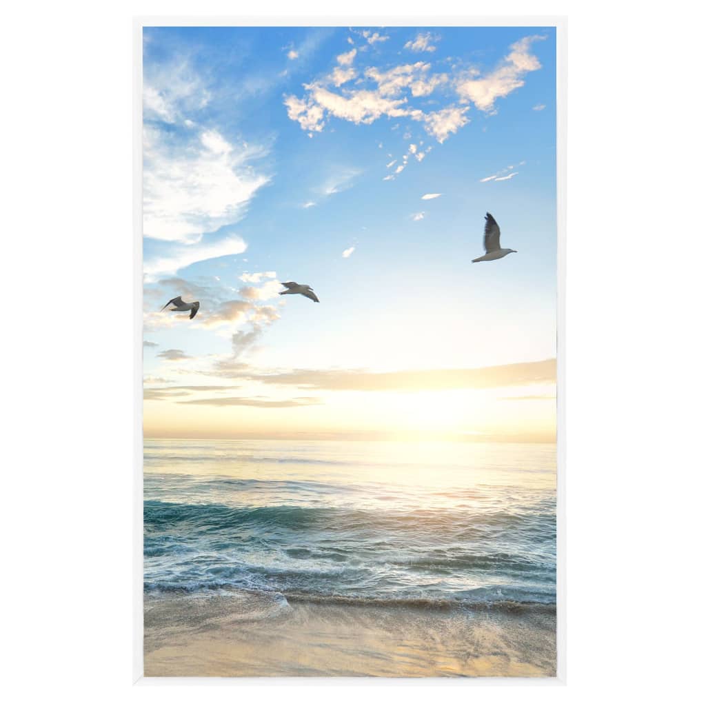 Vidaxl fotorammer 5 stk til væg eller tabel 13x18 cm mdf hvid