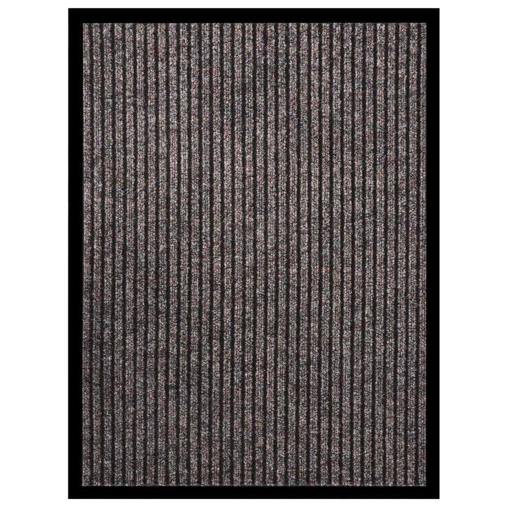 Vidaxl Doormat 60x80 cm stribet beige