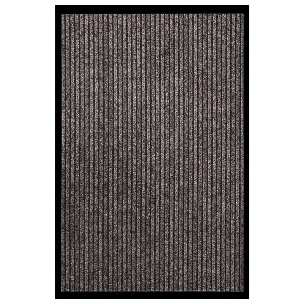 Vidaxl Doormat 80x120 cm stribet beige