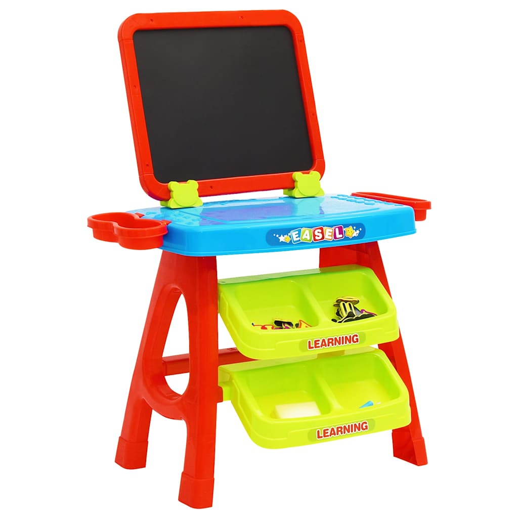 Vidaxl Story Stort for Kids Easel og Learning 3-in-1