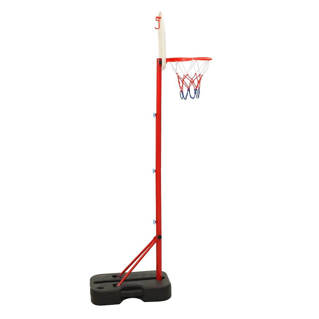 Vidaxl basketball sæt bærbar justerbar 138,5-166 cm