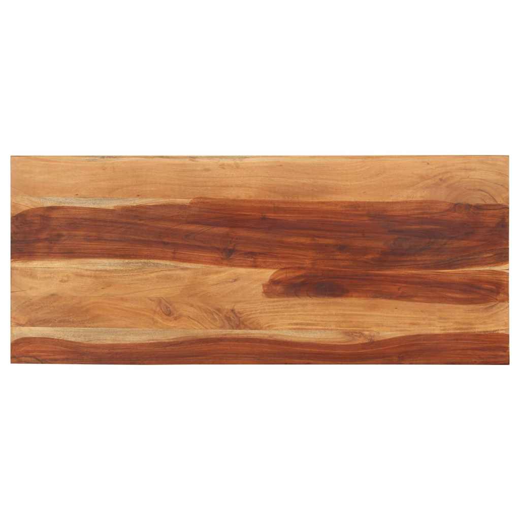 Vidaxl tafelblad 140x60x(2,5-2,7) cm massief acaciahout