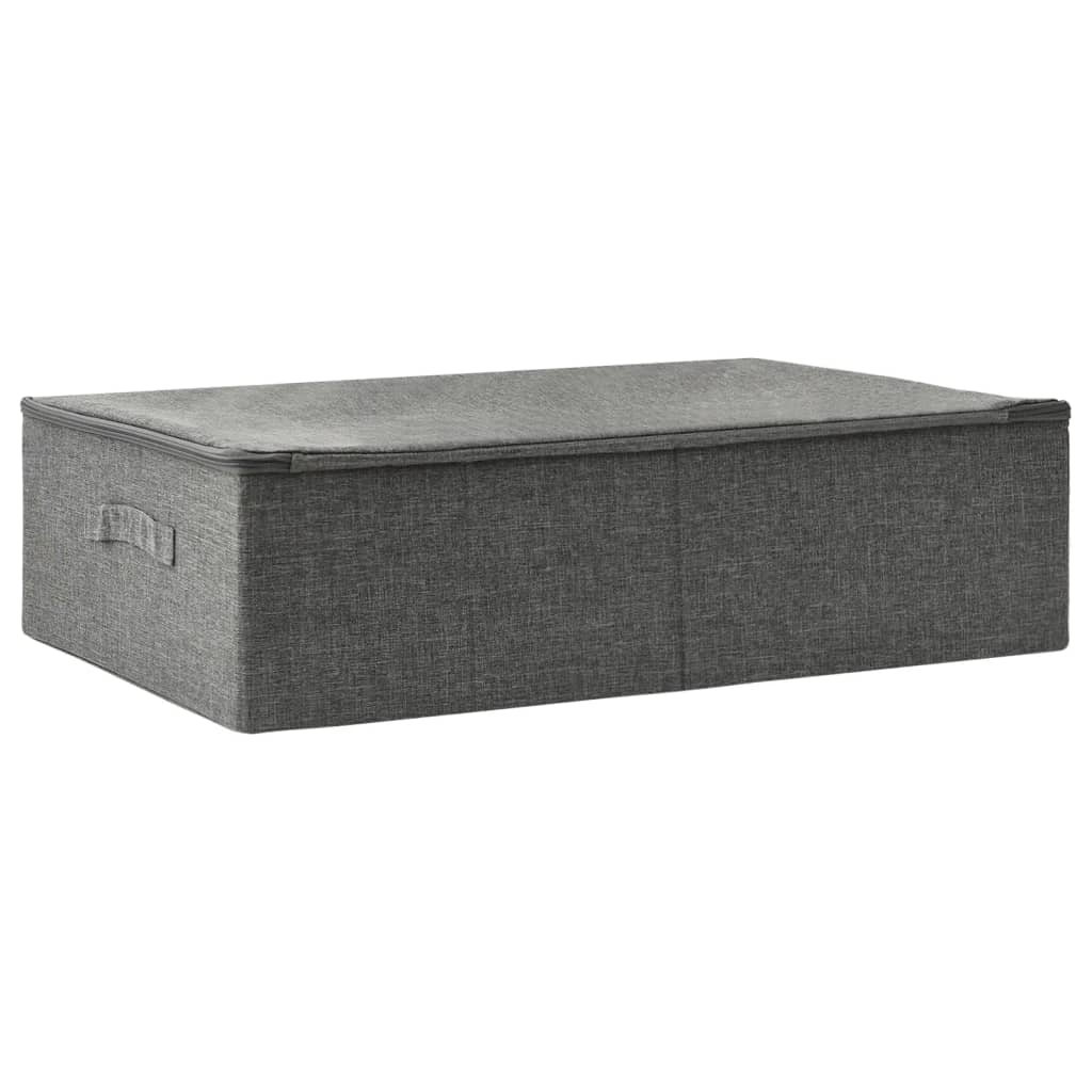 Vidaxl Storage Box 70x40x18 cm stof Anthracite -farvet