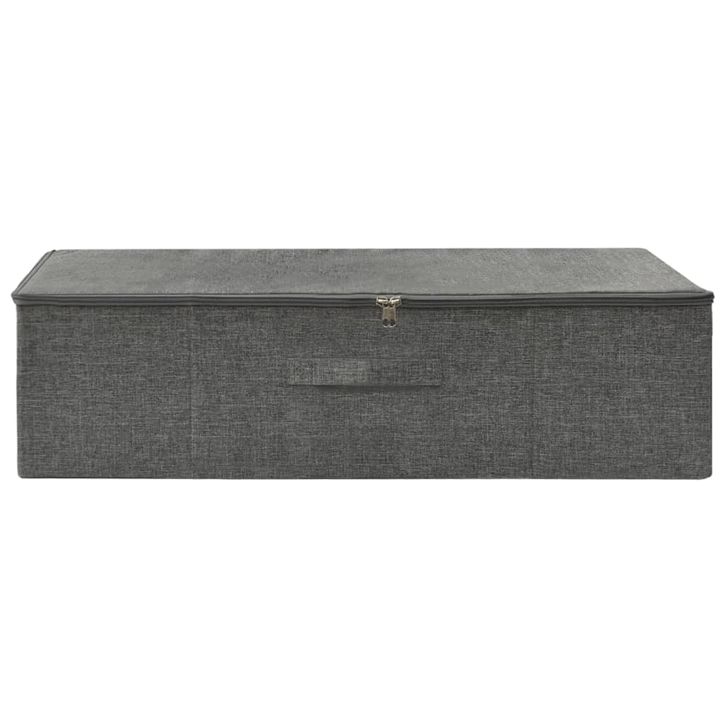 Vidaxl Storage Box 70x40x18 cm stof Anthracite -farvet