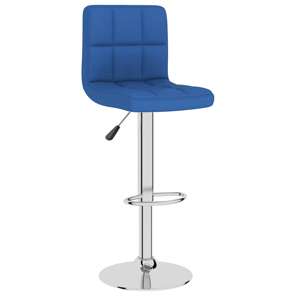 Vidaxl barkruk stof blauw