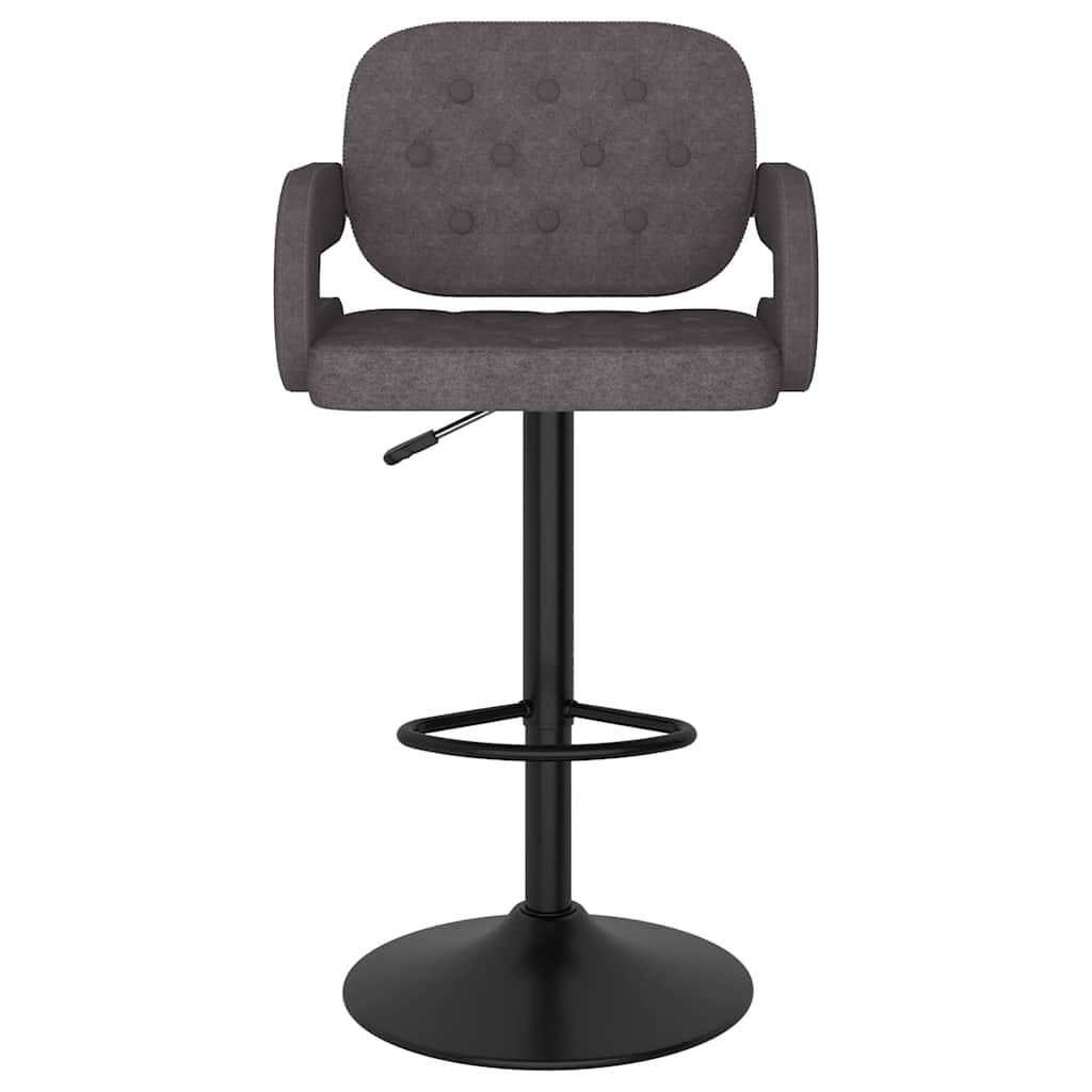 Vidaxl barkrukken 2 st stof taupe