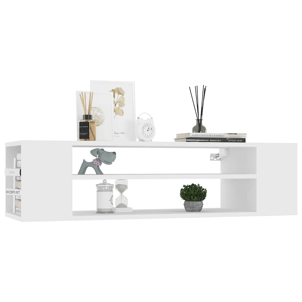 Vidaxl tv-hangmeubel 100x30x26,5 cm bewerkt hout wit