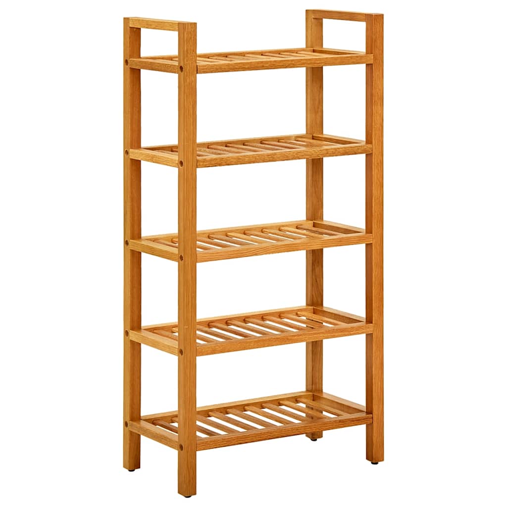 Vidaxl Shoe Rack med 5 hylder 50x27x100 cm solid eg
