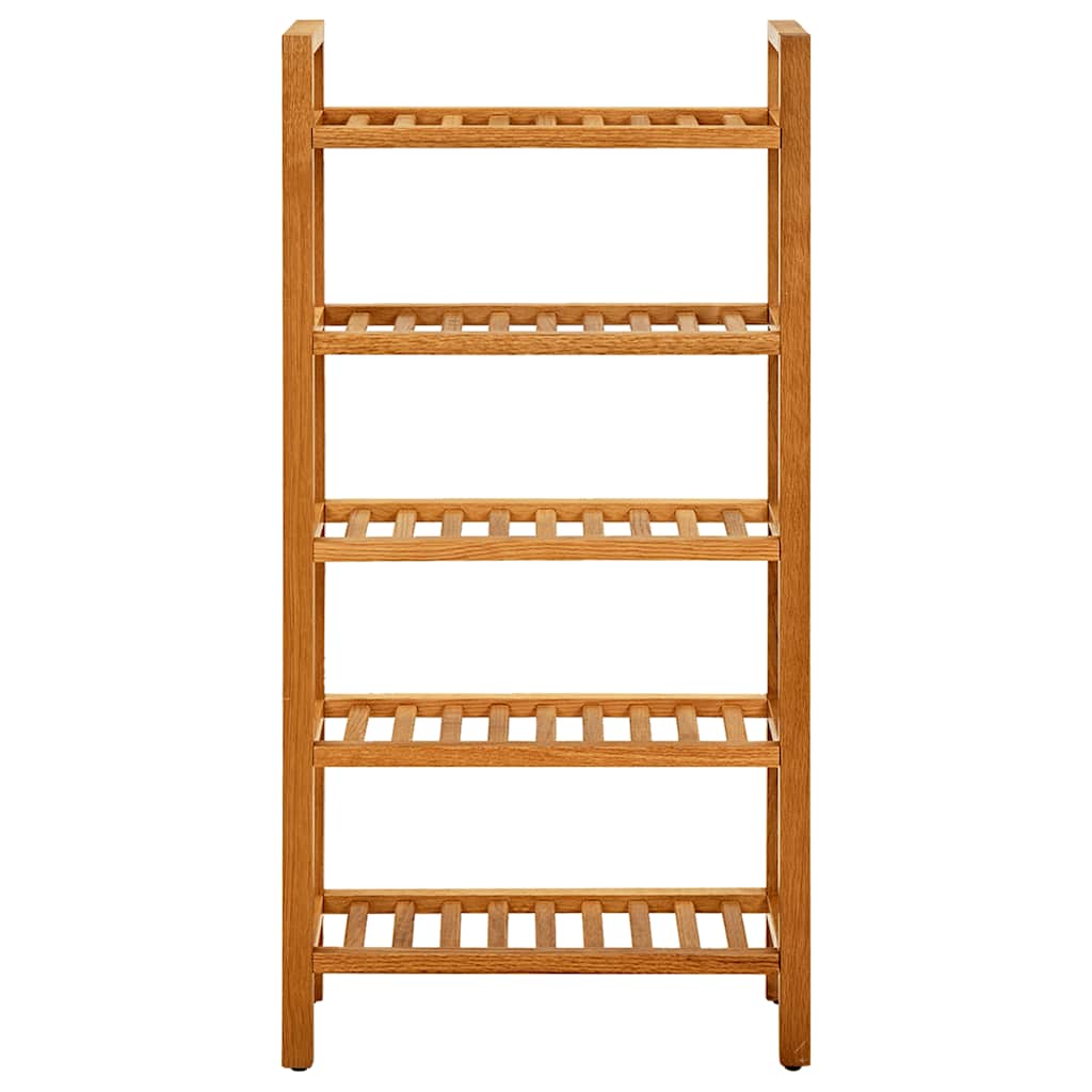 Vidaxl Shoe Rack med 5 hylder 50x27x100 cm solid eg