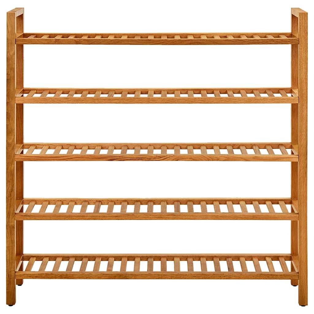 Vidaxl Shoe Rack med 5 hylder 100x27x100 cm solid eg