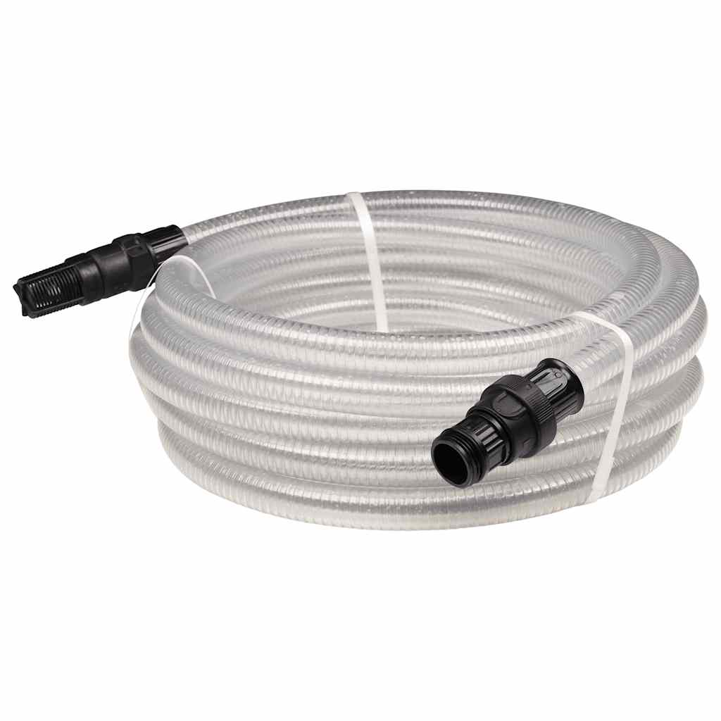 Vidaxl zuigslang met pvc koppelingen 1,1'' 10 m pvc transparant