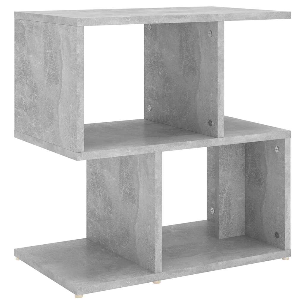 Vidaxl nachtkastje 50x30x51,5 cm bewerkt hout betongrijs