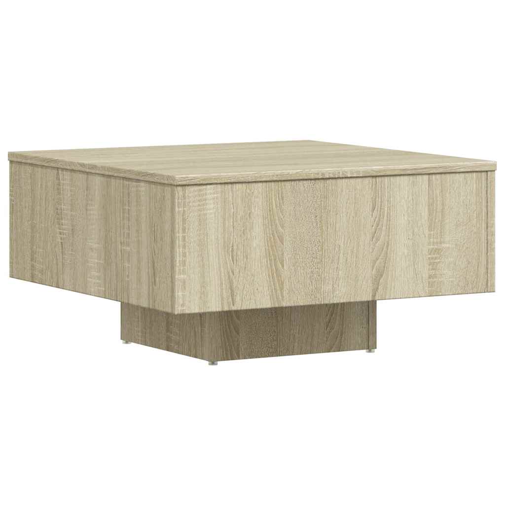 Vidaxl salontafel 60x60x31,5 cm bewerkt hout sonoma eikenkleurig