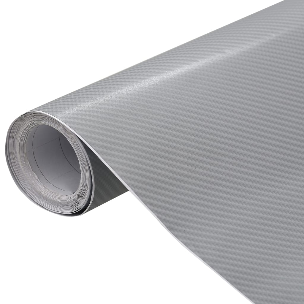 Vidaxl 2 st autofolie 4d 100x150 cm zilverkleurig