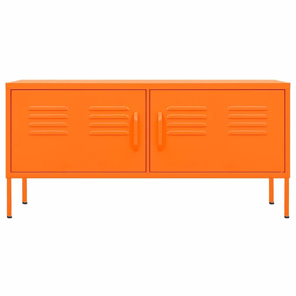 Vidaxl tv-meubel 105x35x50 cm staal oranje