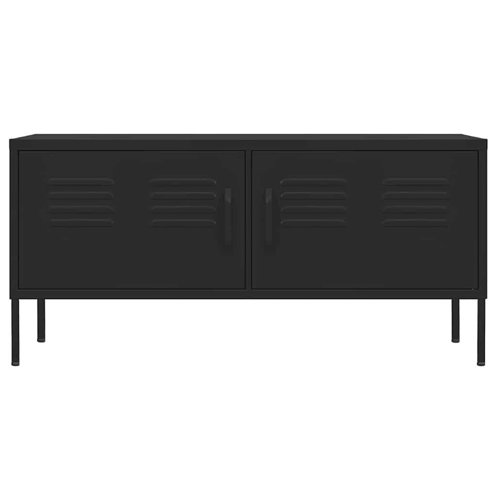 Vidaxl tv-meubel 105x35x50 cm staal zwart