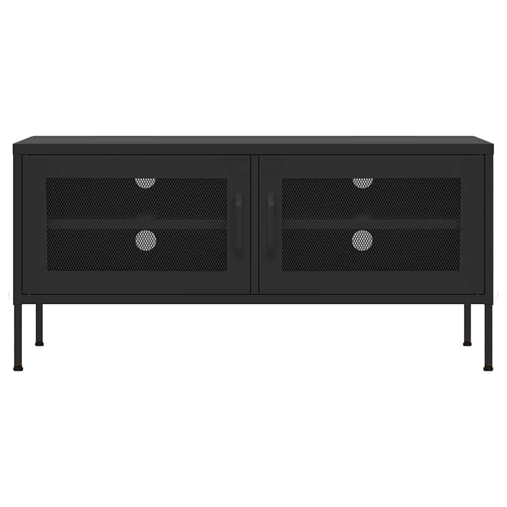 Vidaxl tv-meubel 105x35x50 cm staal zwart
