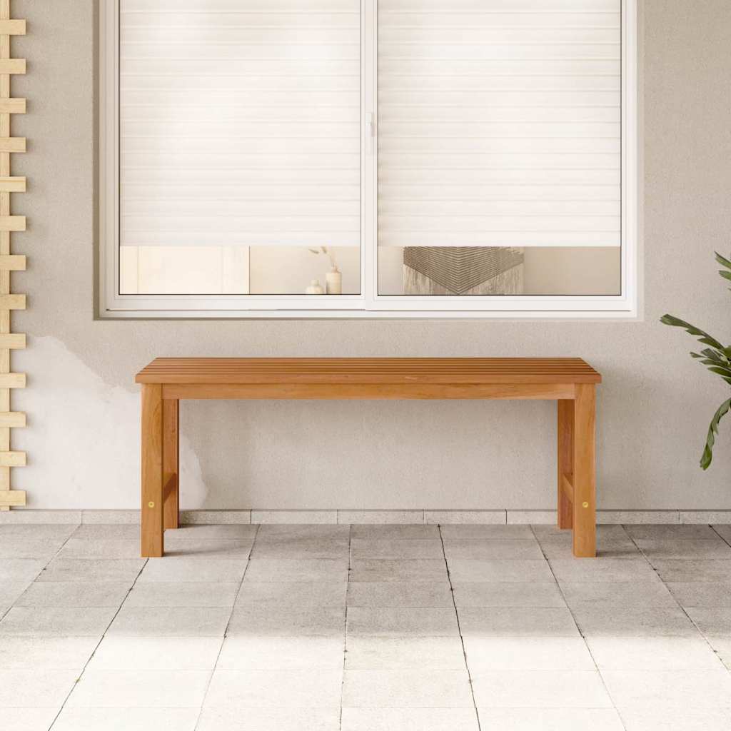 Vidaxl tuinbank 114 cm massief teakhout