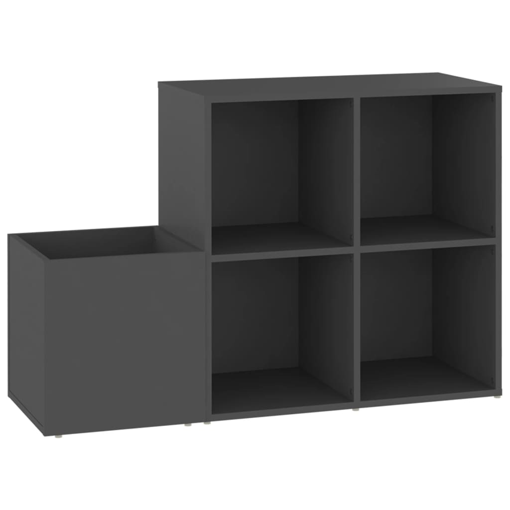 Vidaxl Storage Cupboard 105x35.5x70 cm Forarbejdet trægrå