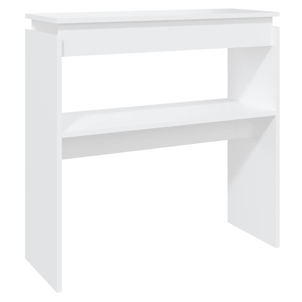 Vidaxl wandtafel 80x30x80 cm bewerkt hout wit