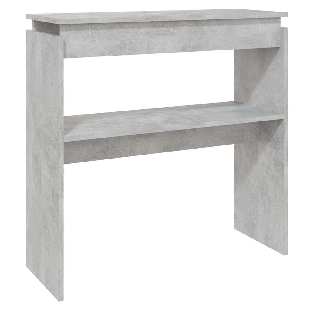 Vidaxl wandtafel 80x30x80 cm bewerkt hout betongrijs