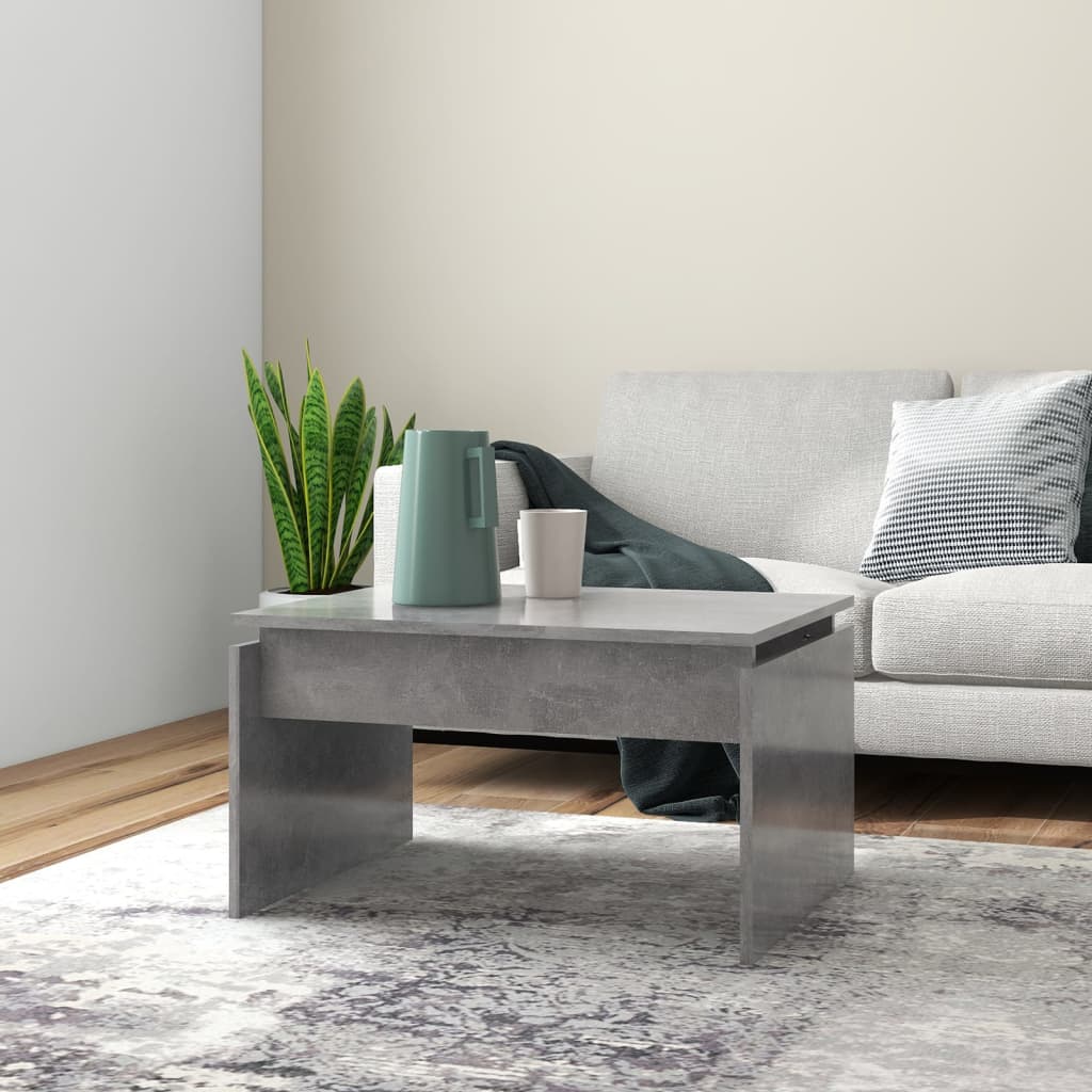 Vidaxl salontafel 68x50x38 cm bewerkt hout betongrijs