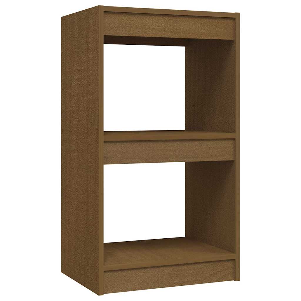 Vidaxl boekenkast 40x30x71,5 cm massief grenenhout honingbruin