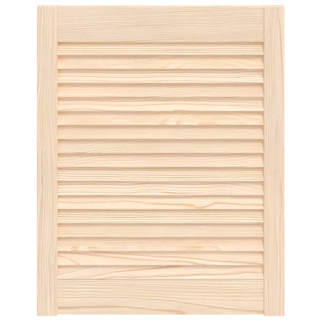Vidaxl skabsdør med lameller 61,5x49,4 cm fast fyrretræ