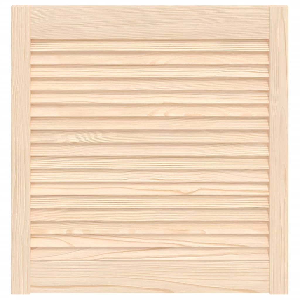 Vidaxl skabsdør med lameller 61,5x59,4 cm fast fyrretræ