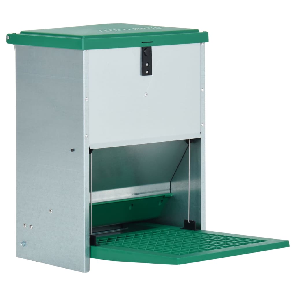 Vidaxx automatisk fjerkræfoderautomat med pedal 12 kg