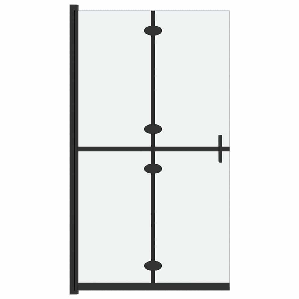 Vidaxl walk-in brusevæg Sammenfoldelig 70x190 cm ESG-Glas Mat