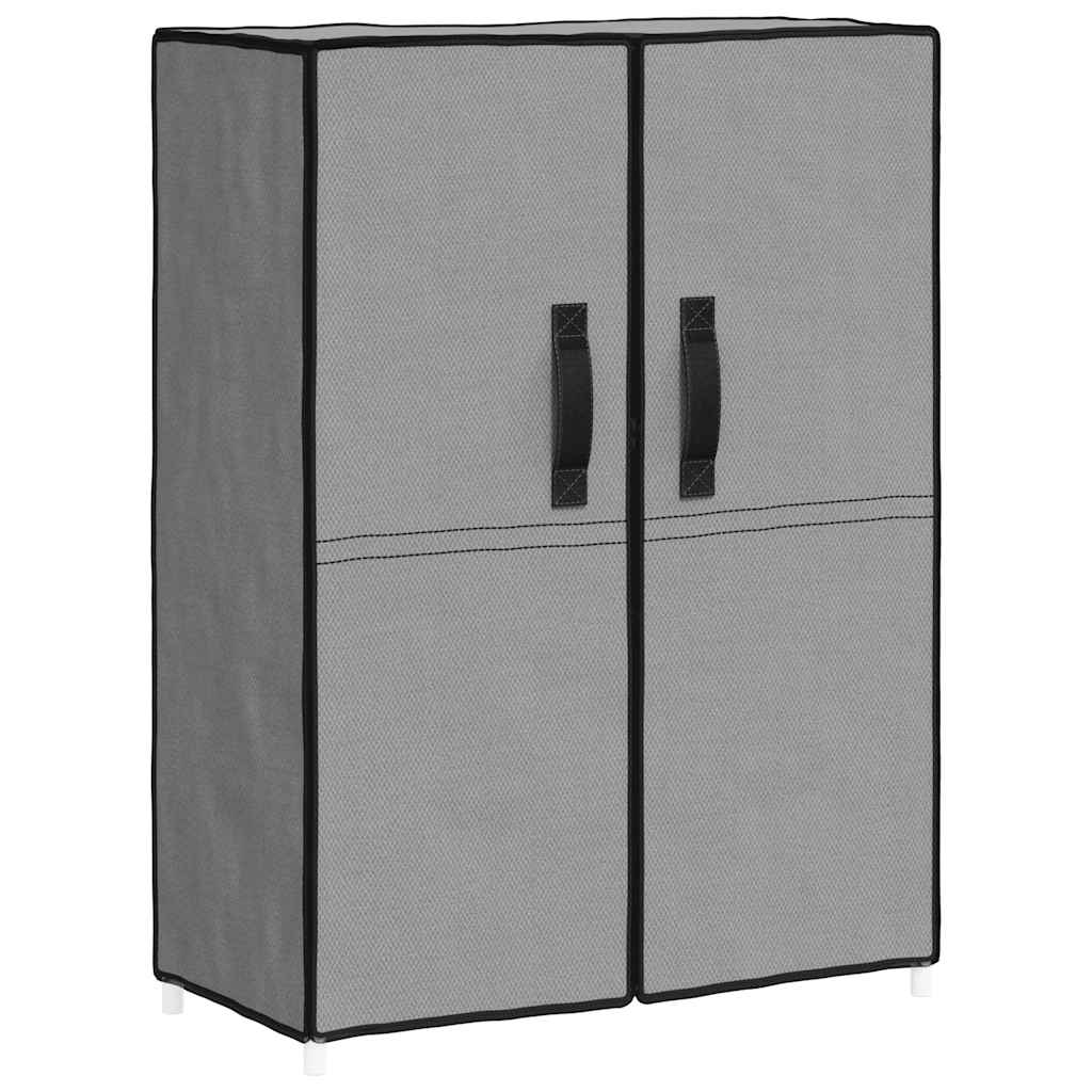 Vidaxl Shoe Cabinet 60x28x90 cm stof grå