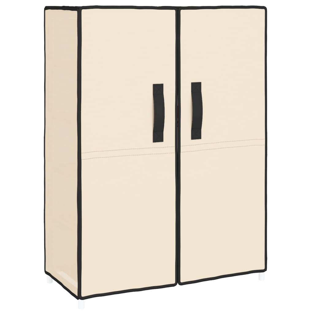 Vidaxl Shoe Cabinet 60x28x90 cm stofcreme -farvet