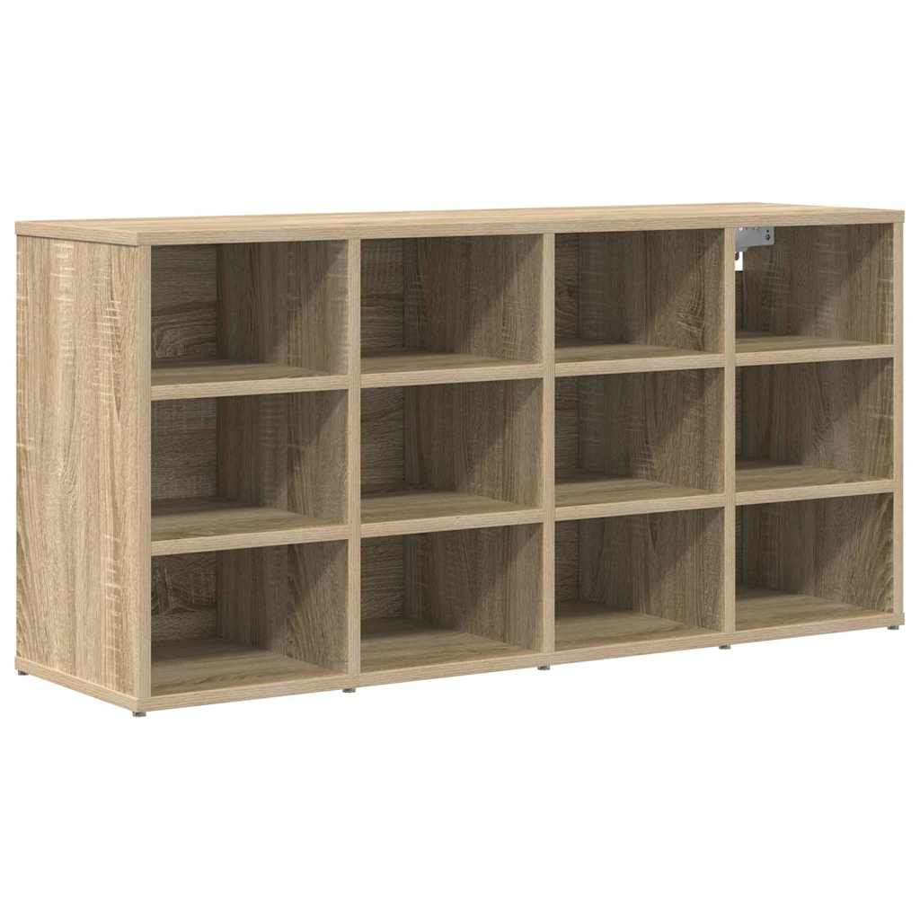Vidaxl schoenenkast sonoma eiken 103 x 30 x 51 cm bewerkt hout