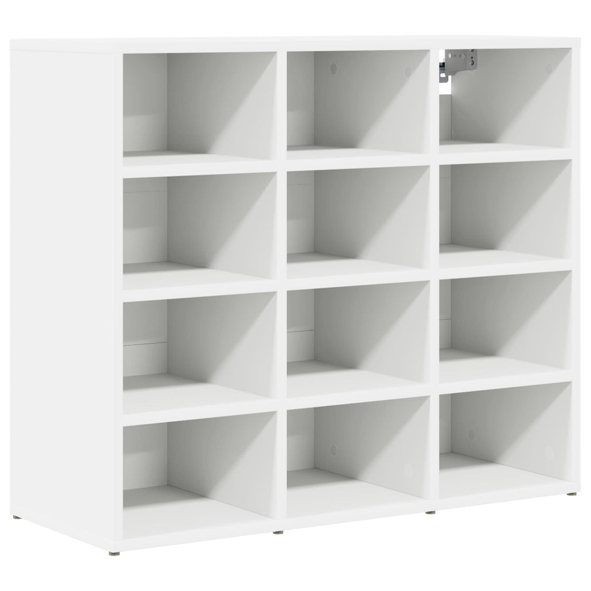 Vidaxl schoenenkast met plank wit 77,5 x 30 x 67 cm bewerkt hout