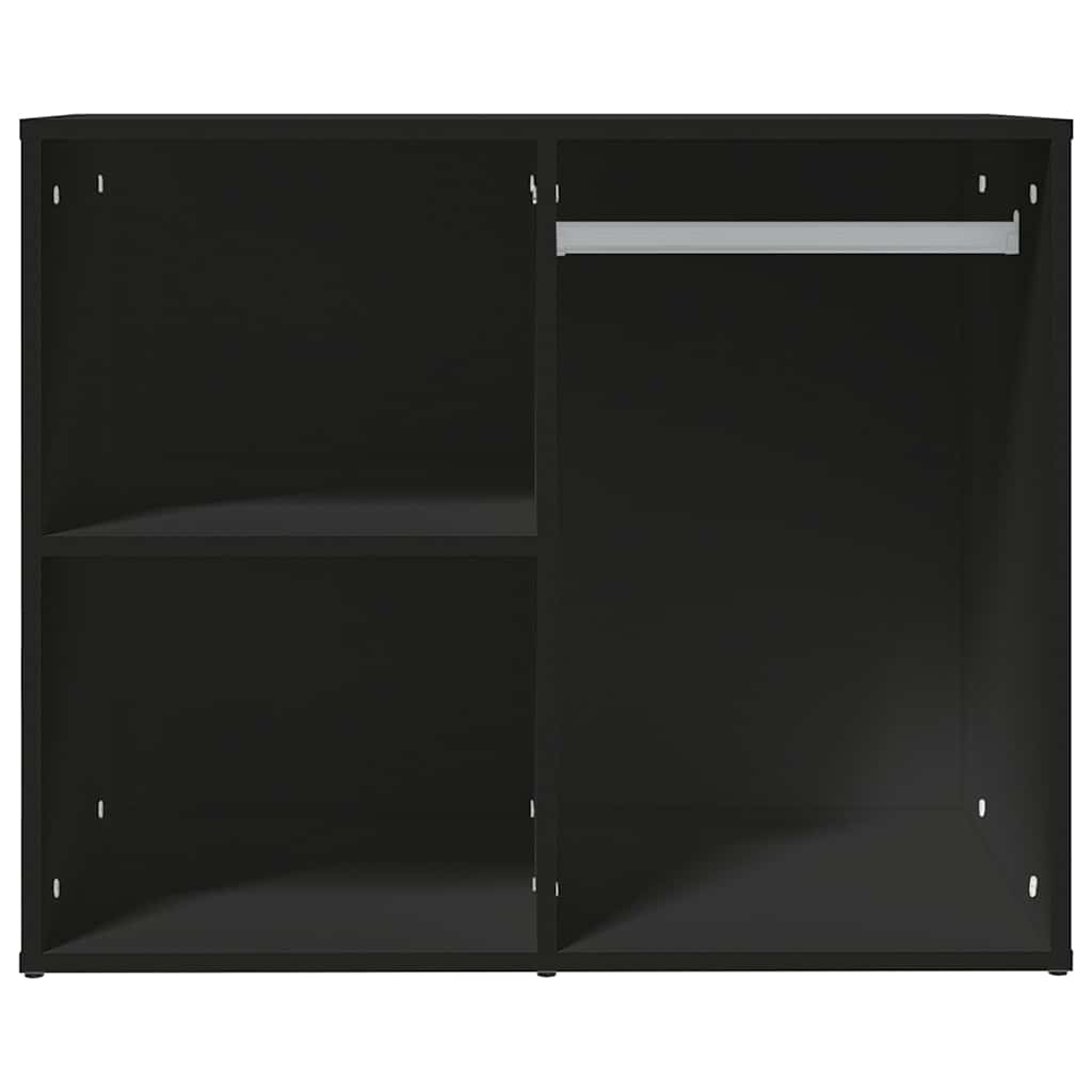 Vidaxl kledingkast 80x40x65 cm bewerkt hout zwart
