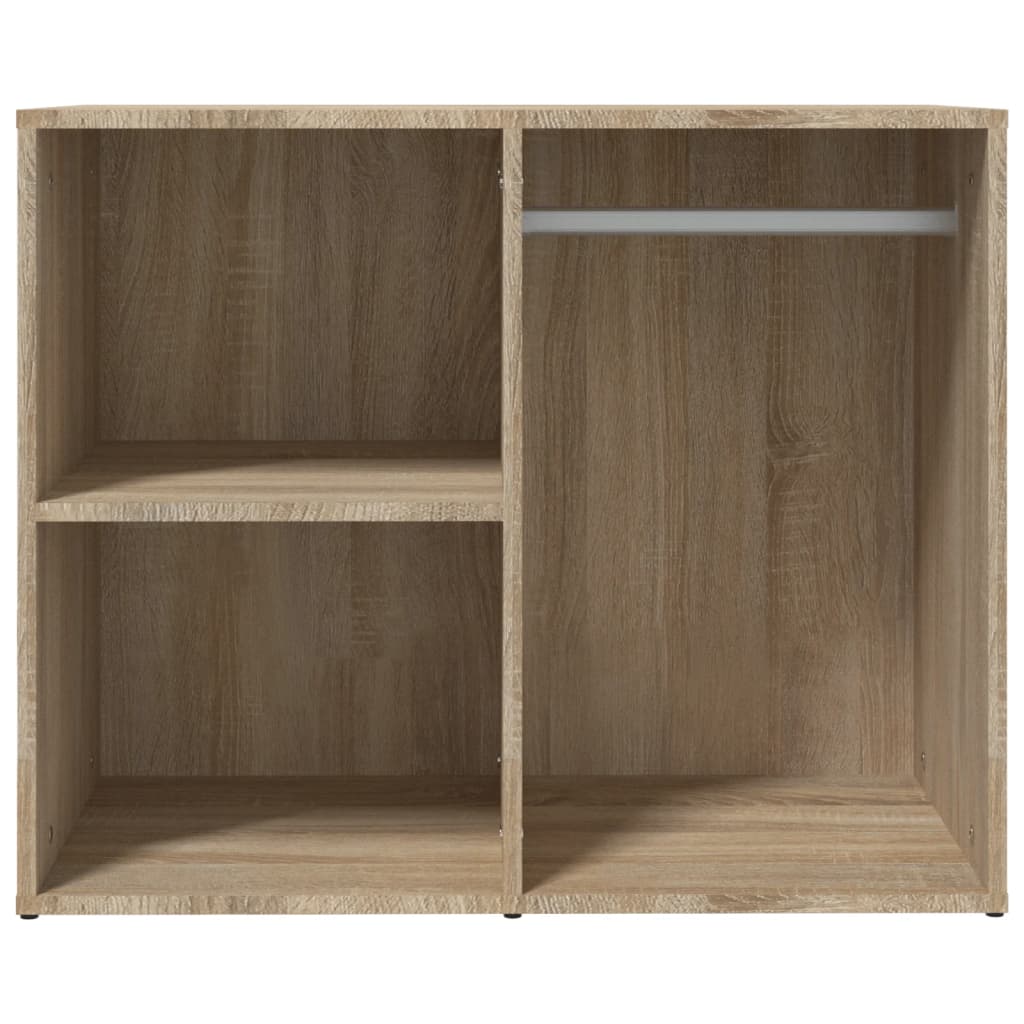 Vidaxl kledingkast 80x40x65 cm bewerkt hout sonoma eikenkleurig