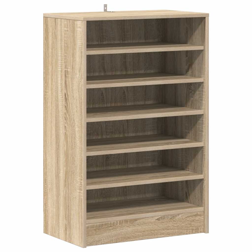 Vidaxl Shoe Cabinet 60x35x92 cm Property Wood Sonoma Oak Farvet