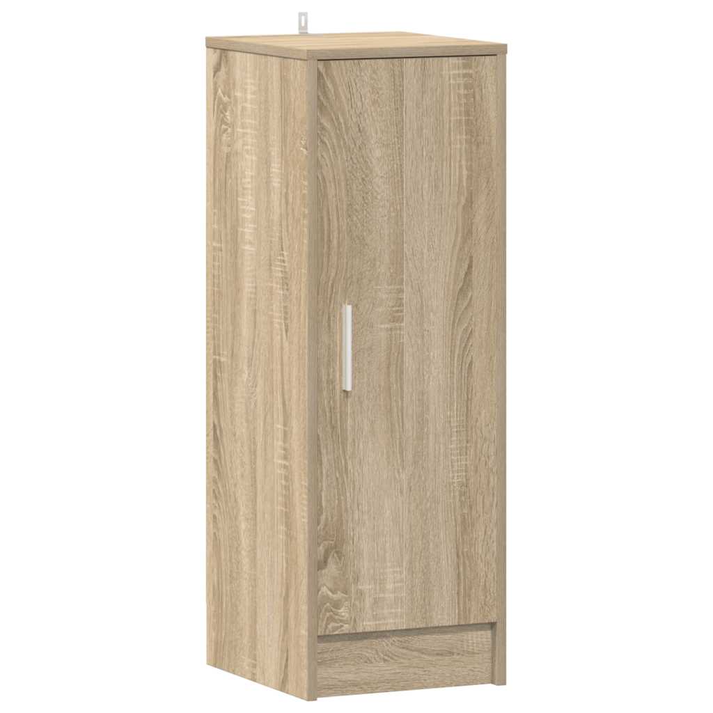 Vidaxl Shoe Cabinet 32x35x92 cm forarbejdet træ sonoma eg farvet