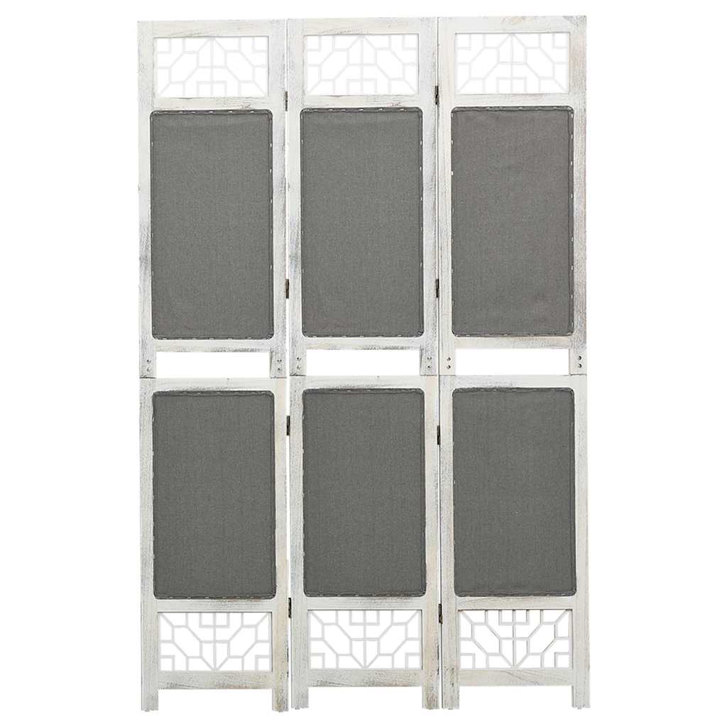 Vidaxl kamerscherm met 3 panelen 105x165 cm stof grijs