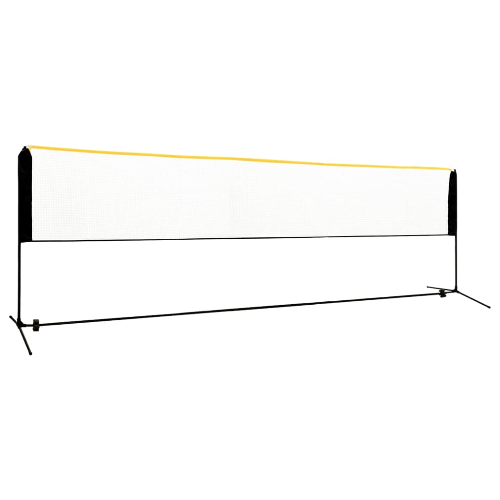 Vidaxl Badmintonnet Justerbar 500x103x94-158 cm metal