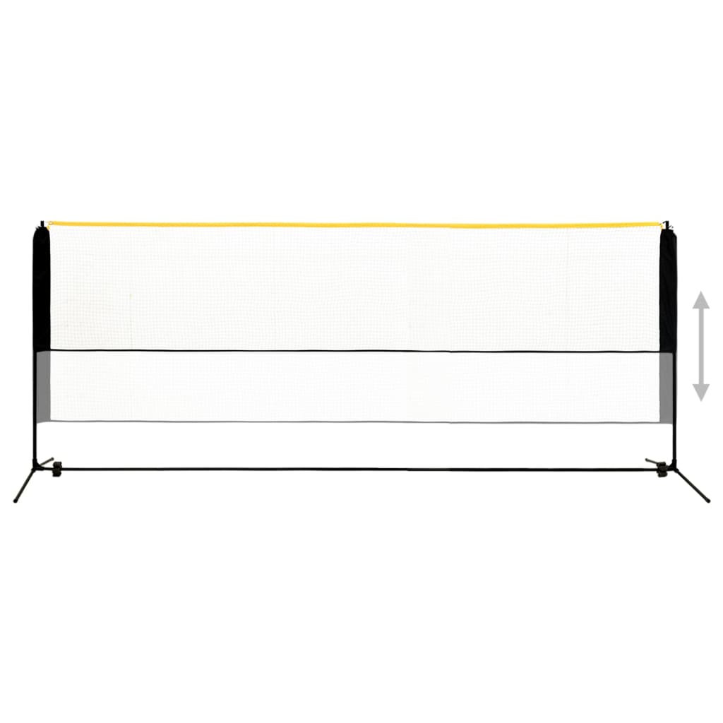 Vidaxl Badmintonnet Justerbar 400x103x94-158 cm metal