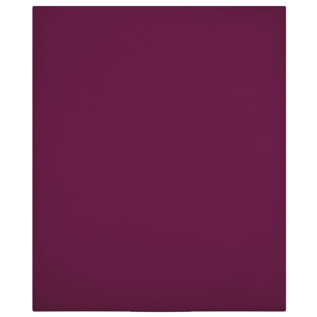 Vidaxl Fitted Sheets Jersey 2 Pcs 180x200 cm Bomuld Burgundy Rød