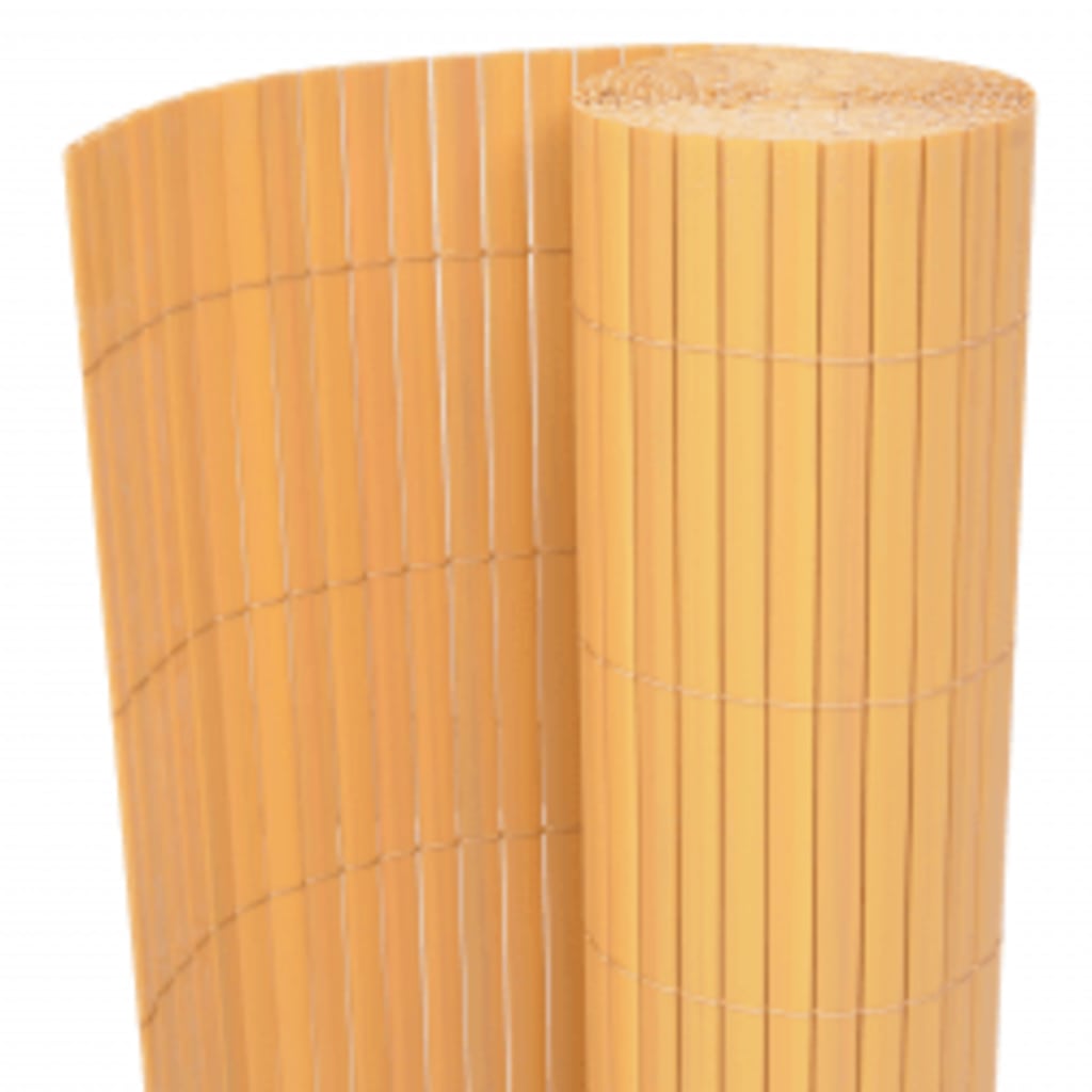 Vidaxl Garden Fencing Double -Sided 90x400 cm gul
