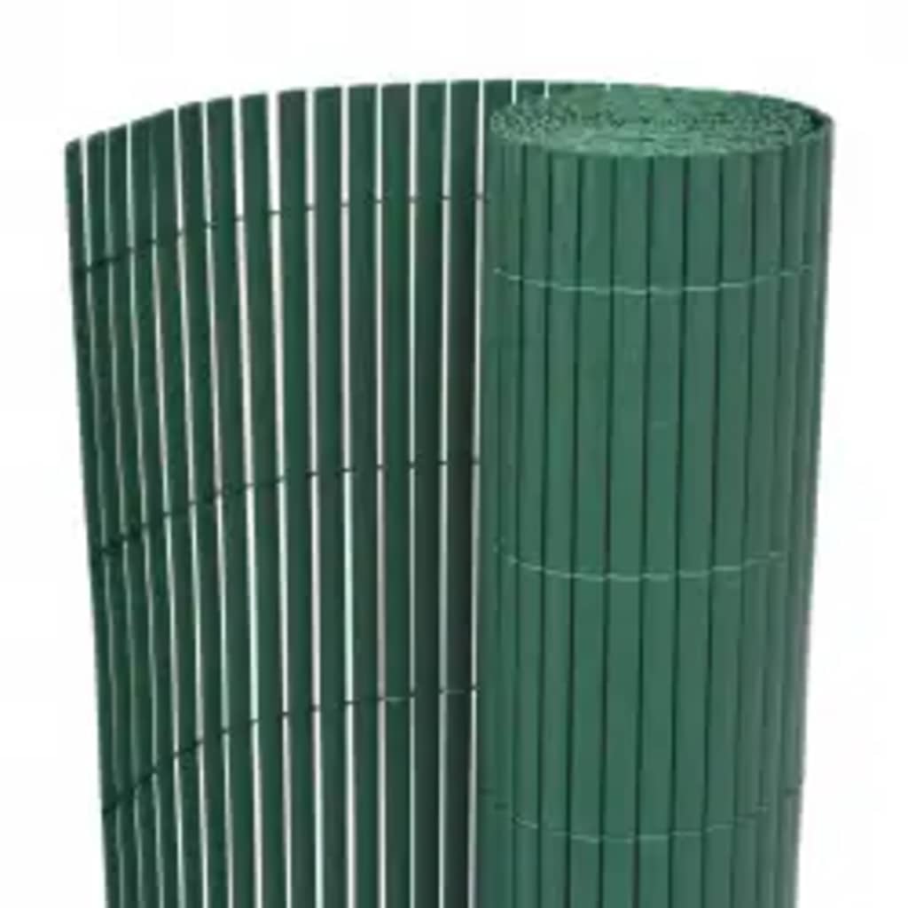 Vidaxx dobbeltsidet havehegn 110x400 cm grøn